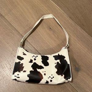 Cow Print Shoulder Bag